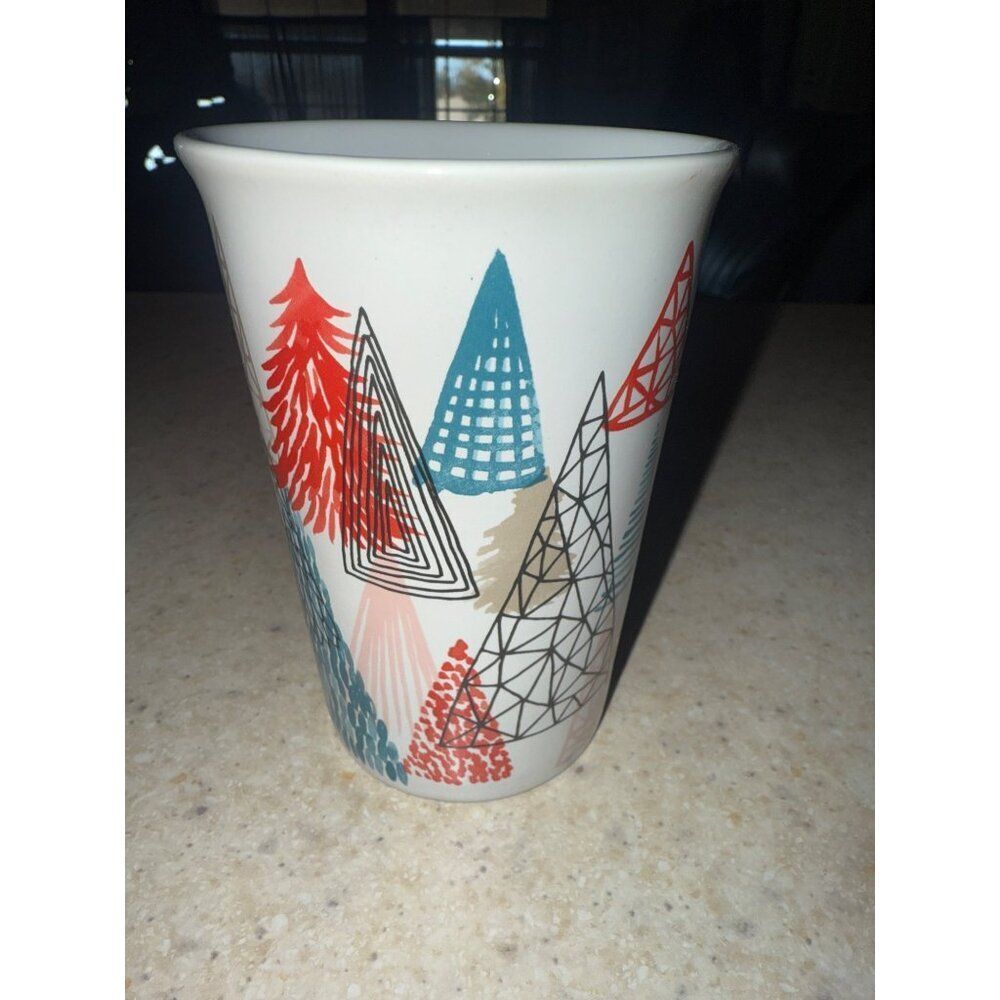 RARE 2017โStarbucks Christmas Holiday Tree Ceramic Coffeeโ Cup Tea Mug | 11 oz - Picture 3 of 8